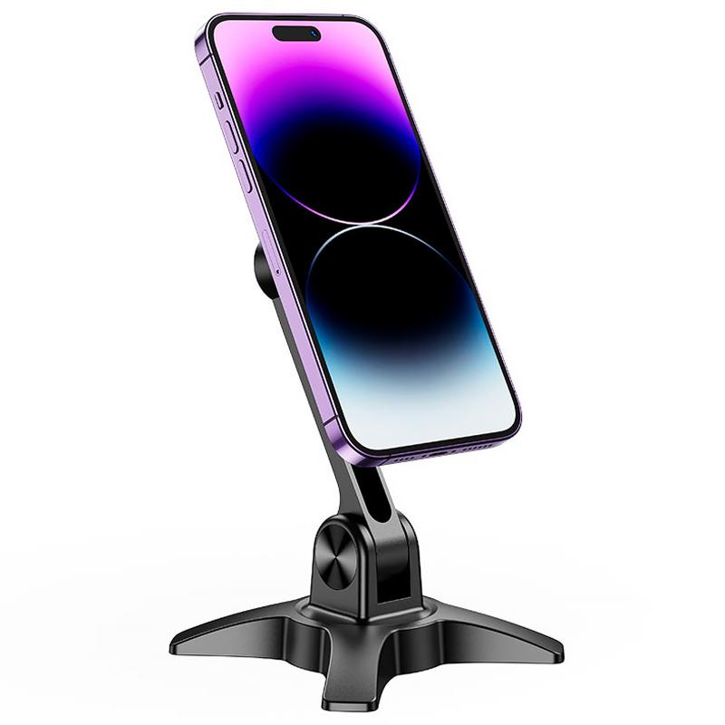 Магнітний тримач для телефону Hoco HD2 Joy ring Black - Зображення 6