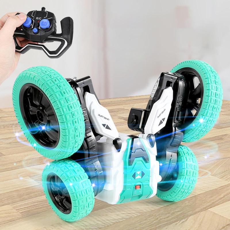 Машинка на радіокеруванні SHT DW02A Trick and Flip RC Car 2.4G Green - Зображення 2