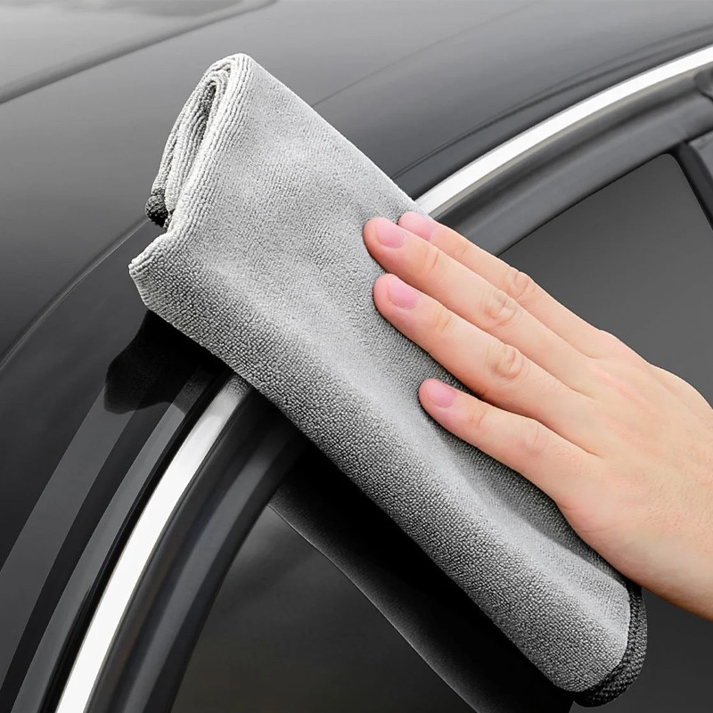 Мікрофібра Baseus Easy life car washing towel (2pcs) (400*400mm) (CRXCMJ-0G) Grey - Зображення 3