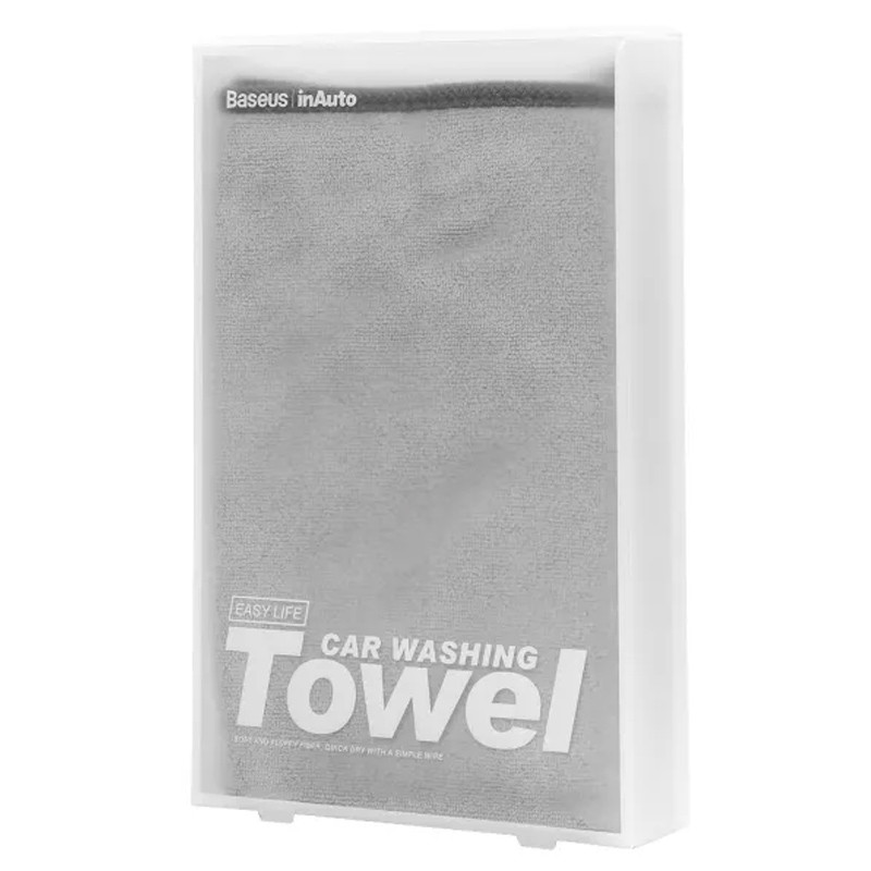Мікрофібра Baseus Easy life car washing towel (2pcs) (400*400mm) (CRXCMJ-0G) Grey - Зображення 6