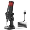 Мікрофон конденсаторний для геймінгу Jmary MC-PW9 USB (кардиоидный) Black
