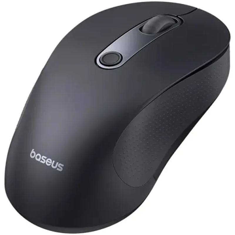 Миша бездротова Baseus F02 Ergonomic Bluetooth (B010555) Cluster Black - Зображення 3