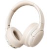 Накладні бездротові навушники Baseus Bass BH1 Lite AI ENC (A0203C) Starlight Off-White
