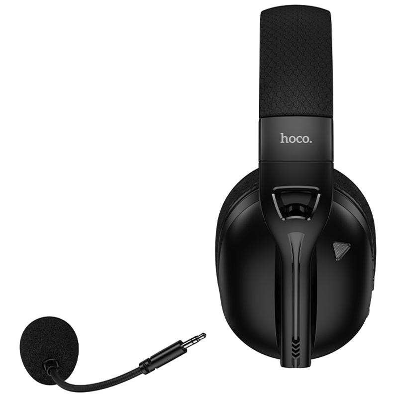 Накладні бездротові навушники Hoco W114 Magic +3.5mm+2.4G Black - Зображення 5