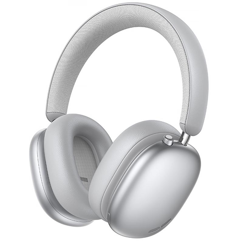 Накладні бездротові навушники Hoco W63 Triunfo ANC Silver - Зображення 3