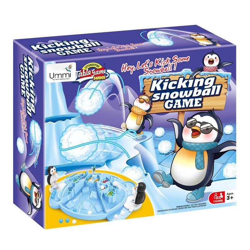 Настільна інтерактивна гра Ummi 11818 Kicking Snowball Game Blue - Зображення 2