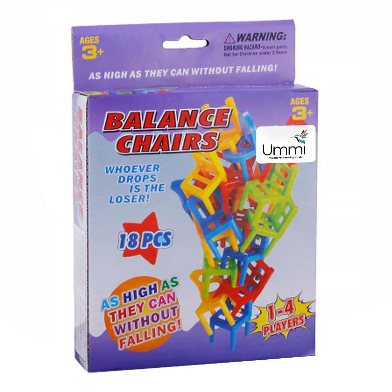 Настільна інтерактивна гра Ummi 301 Balance Chairs (18pcs) Colorful - Зображення 5