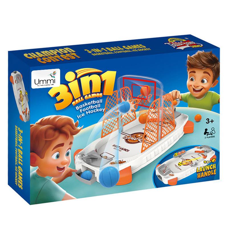 Настільна інтерактивна гра Ummi 50818 3in1 Ball Games White - Зображення 5