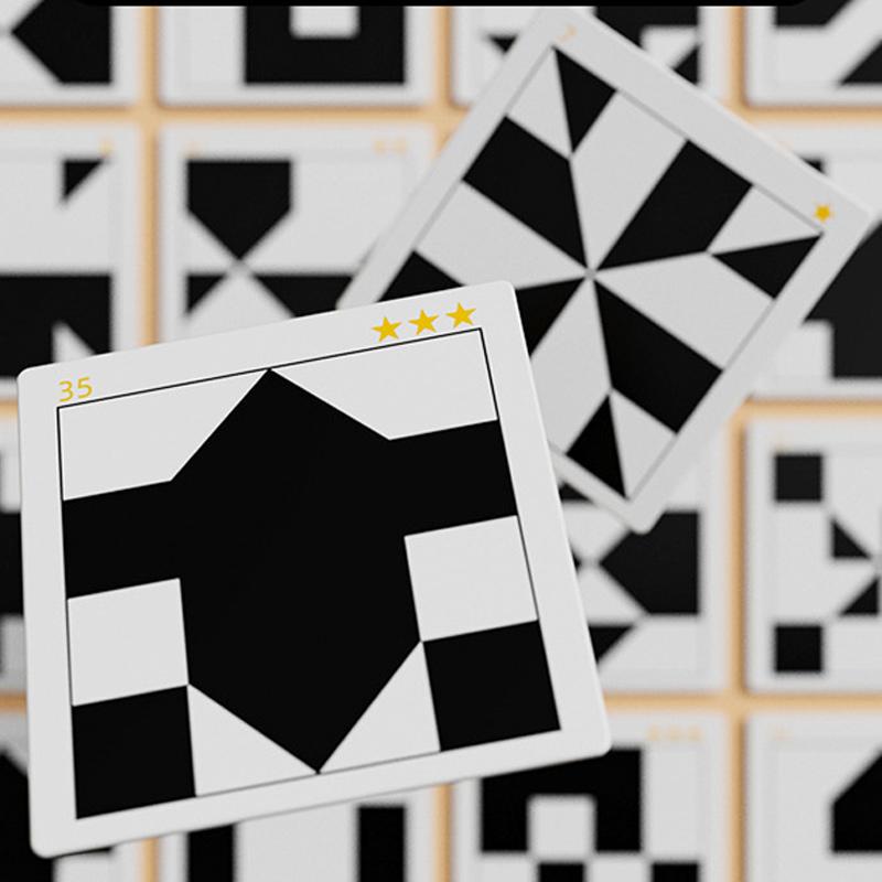 Настільна інтерактивна гра Ummi ME-149 Hidden Black and White Blocks Black / White - Зображення 2