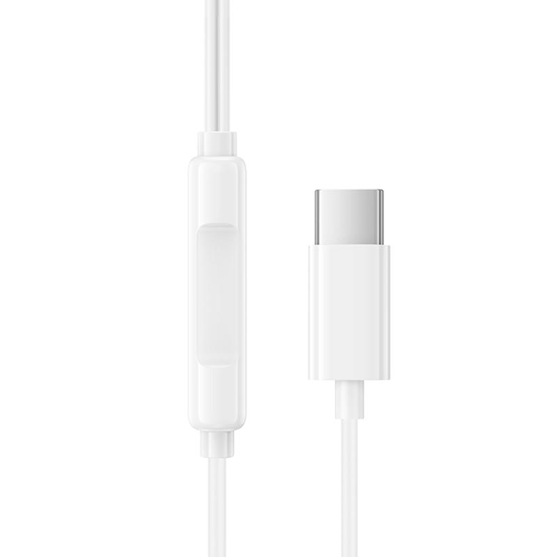 Навушники Borofone BM100 Fuente universal with microphone (Type-C/1.2m) White - Зображення 3