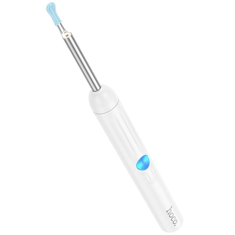 Отоскоп для чистки ушей з камерою Hoco HP65 Ears cleaning White - Зображення 3
