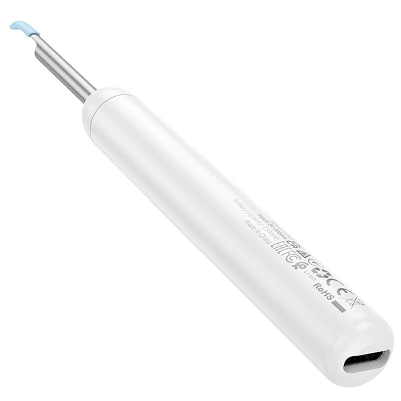Отоскоп для чистки ушей з камерою Hoco HP65 Ears cleaning White - Зображення 4