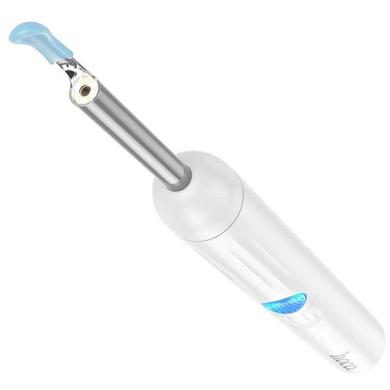 Отоскоп для чистки ушей з камерою Hoco HP65 Ears cleaning White - Зображення 5
