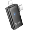 Перехідник Hoco UA36E Combo 2-in-1 (Type-C/Lightning to USB2.0) Black