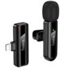 Петличний бездротовий мікрофон Hoco L20 Fair Lightning Black