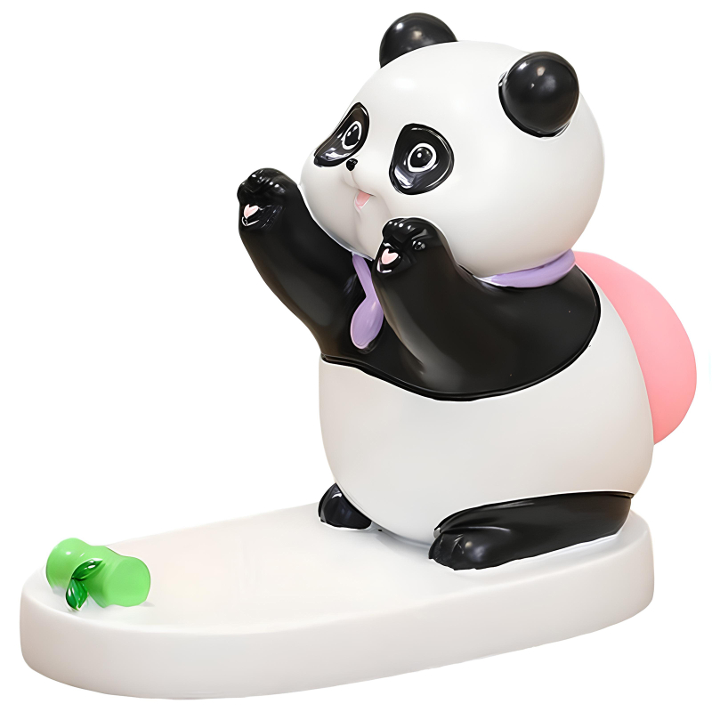 Підставка для телефону Funny Animals Panda with bamboo