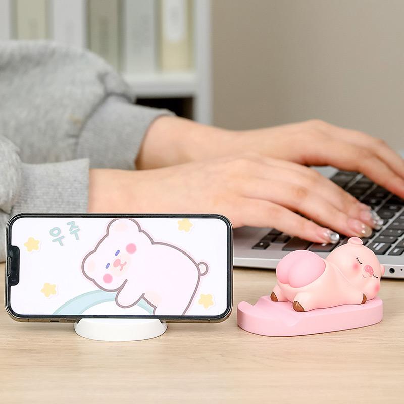 Підставка для телефону Funny Animals Piggy - Зображення 3
