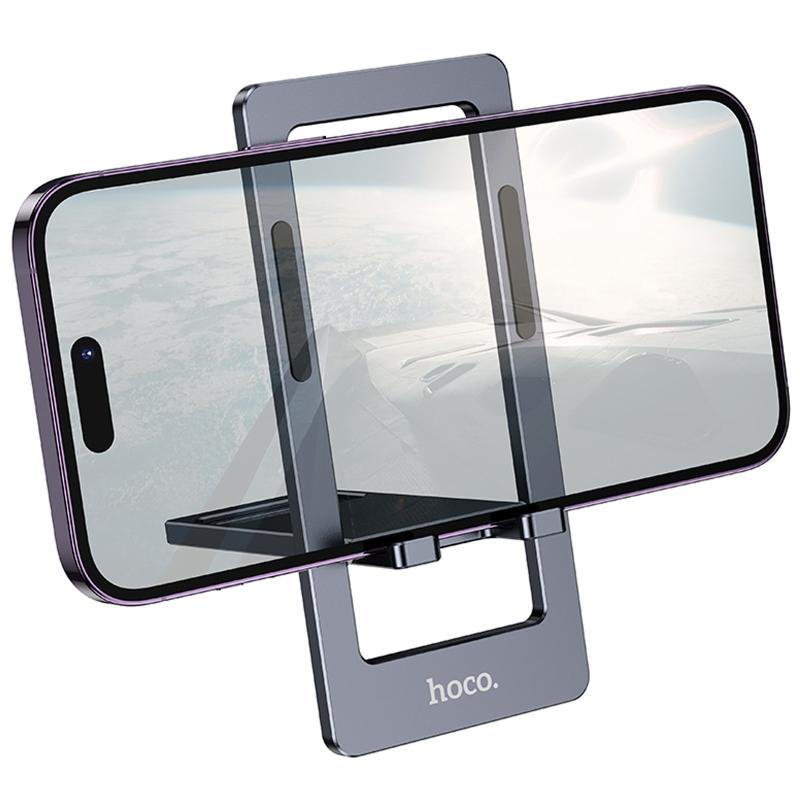 Підставка для телефону Hoco HD11 Volar metal folding Metal grey - Зображення 3