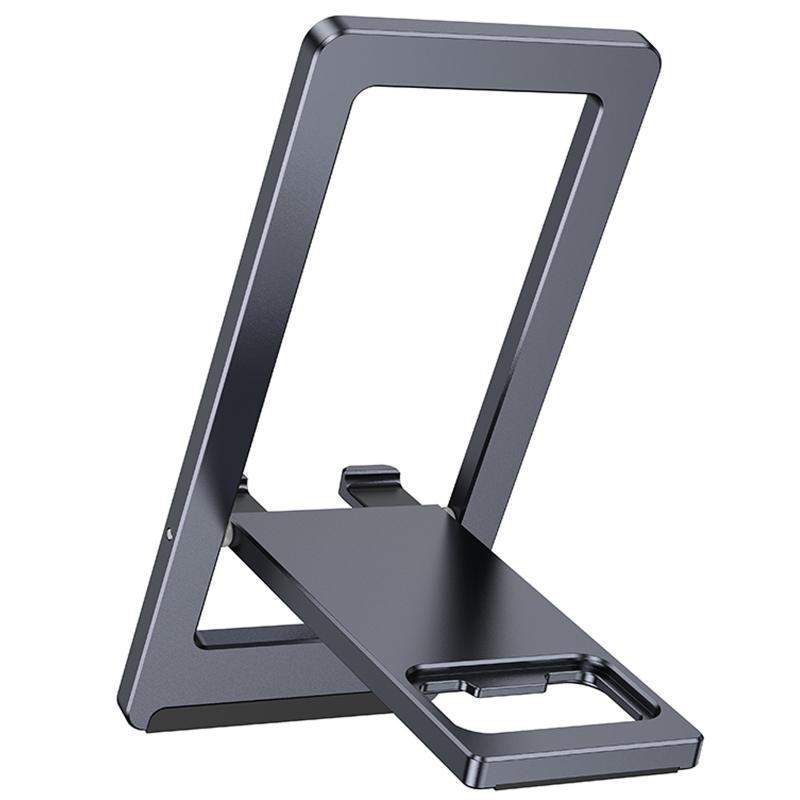 Підставка для телефону Hoco HD11 Volar metal folding Metal grey - Зображення 5