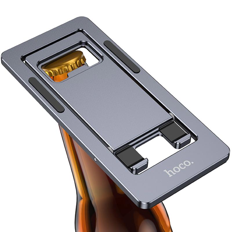 Підставка для телефону Hoco HD11 Volar metal folding Metal grey - Зображення 7
