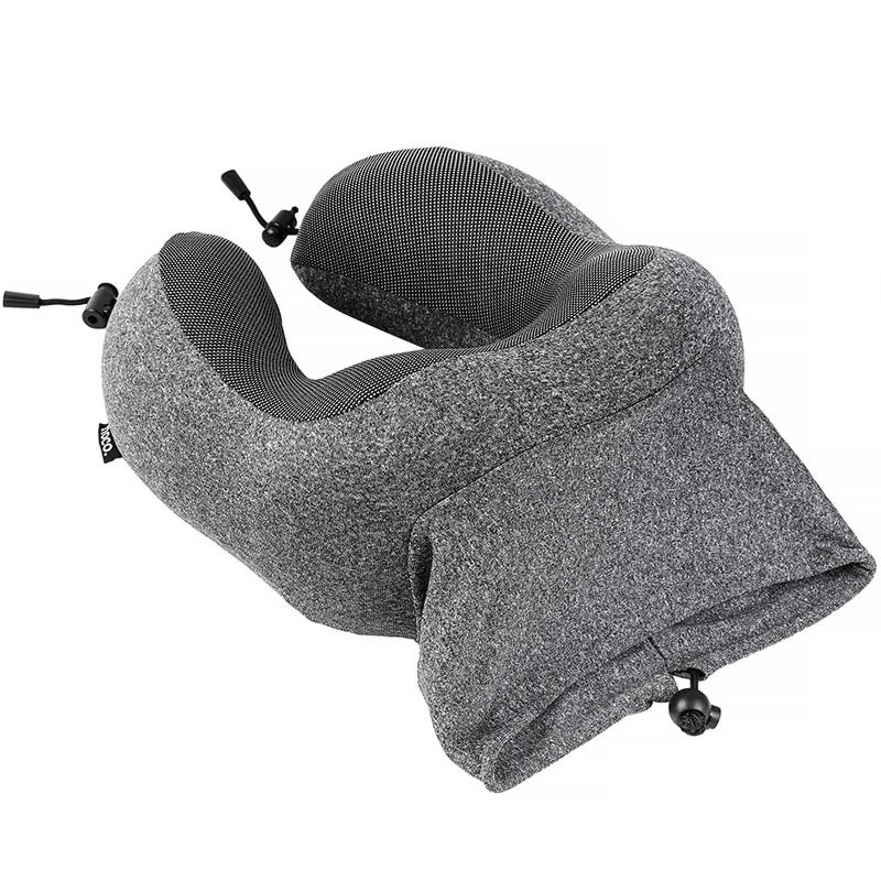 Подушка Hoco HX70 Neck Fitting memory foam Black - Зображення 3