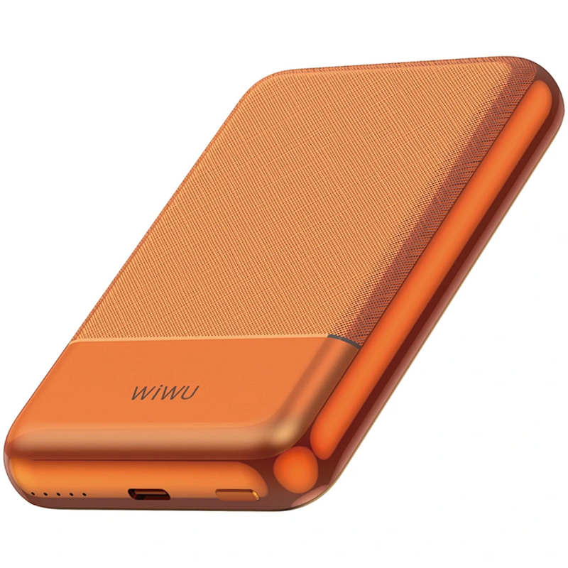 Портативний ЗП Power Bank WIWU P089 Seraph PD20W з БЗП 10000 mAh Orange - Зображення 3