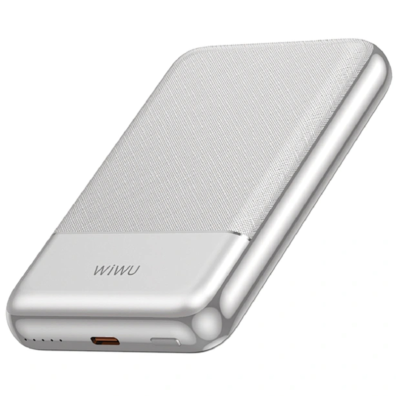 Портативний ЗП Power Bank WIWU P089 Seraph PD20W з БЗП 10000 mAh Silver - Зображення 2