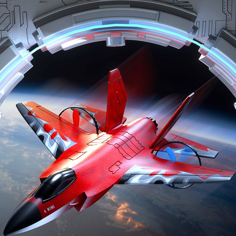 Літак на радіокеруванні SCHE HW39 F35 Fighter Red - Зображення 3