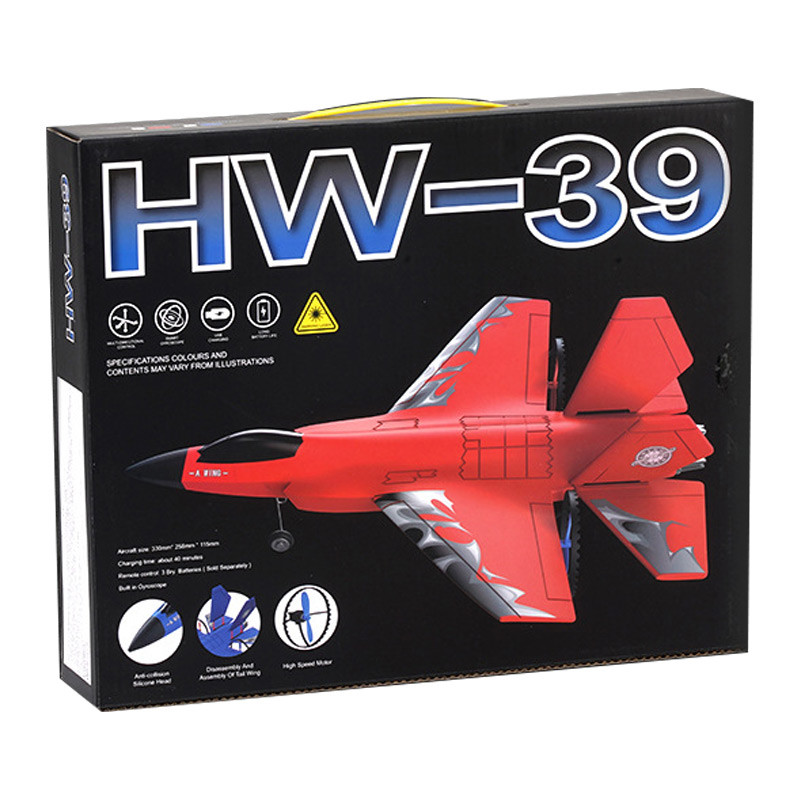 Літак на радіокеруванні SCHE HW39 F35 Fighter Red - Зображення 6