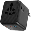 Мережевий універсальний перехідник WIWU UA011 Warrior GaN 25W + 1USB-A/2C Black