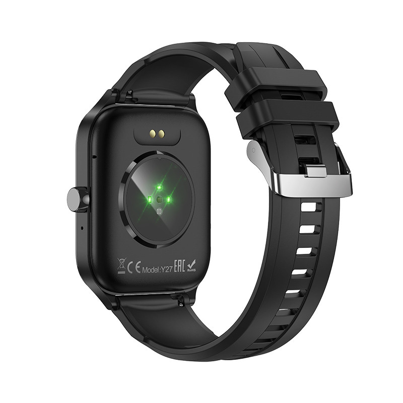 Смарт-годинник Hoco Y27 Smart sports watch (call version) Black - Зображення 2