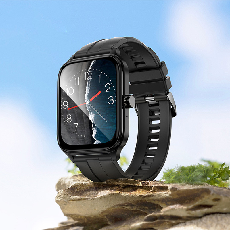 Смарт-годинник Hoco Y27 Smart sports watch (call version) Black - Зображення 4