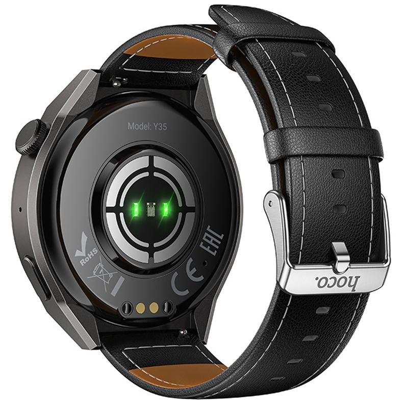 Смарт-годинник Hoco Y35 Smart sports watch (call version) Black - Зображення 2
