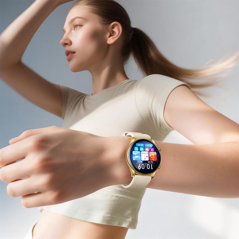 Смарт-годинник Hoco Y38 Smart sports watch (call version) Gold - Зображення 4