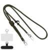 Шнурок з двумя креплениями (8мм) 150см Army Green