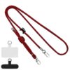 Шнурок з двумя креплениями (8мм) 150см Bright Red