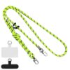 Шнурок з двумя креплениями (8мм) 150см Neon Green