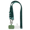 Шнурок широкий з двумя креплениями (2см) 140см Dark Green