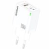 МЗП Amaya E46D PD30W+QC3.0 GaN (1USB-A/1C) White