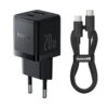 МЗП Baseus Palm Fast Charger PD20W+QC3.0 (1USB-A/1C) + кабель Type-C to Type-C (P10111608) Cluster Black
