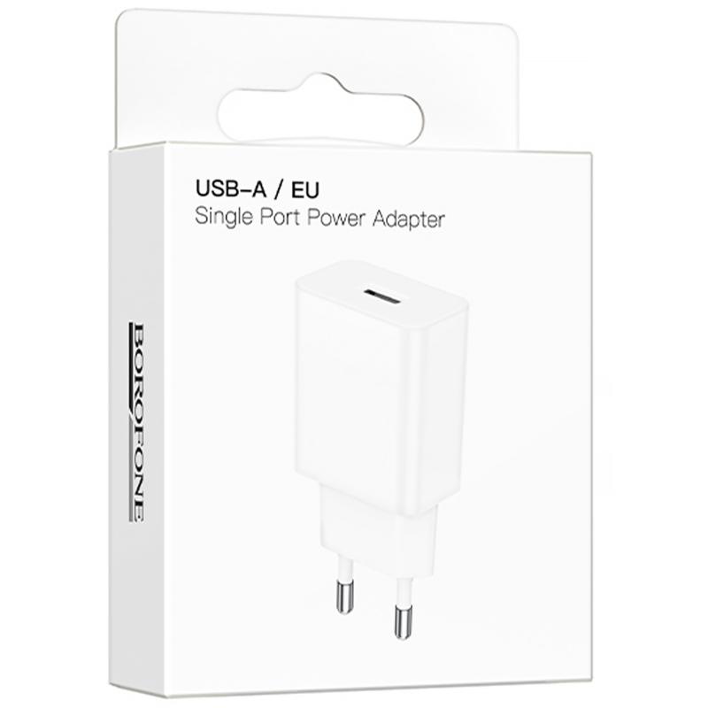 МЗП Borofone BA110A Lemi 7.5W (1USB-A) White - Зображення 2
