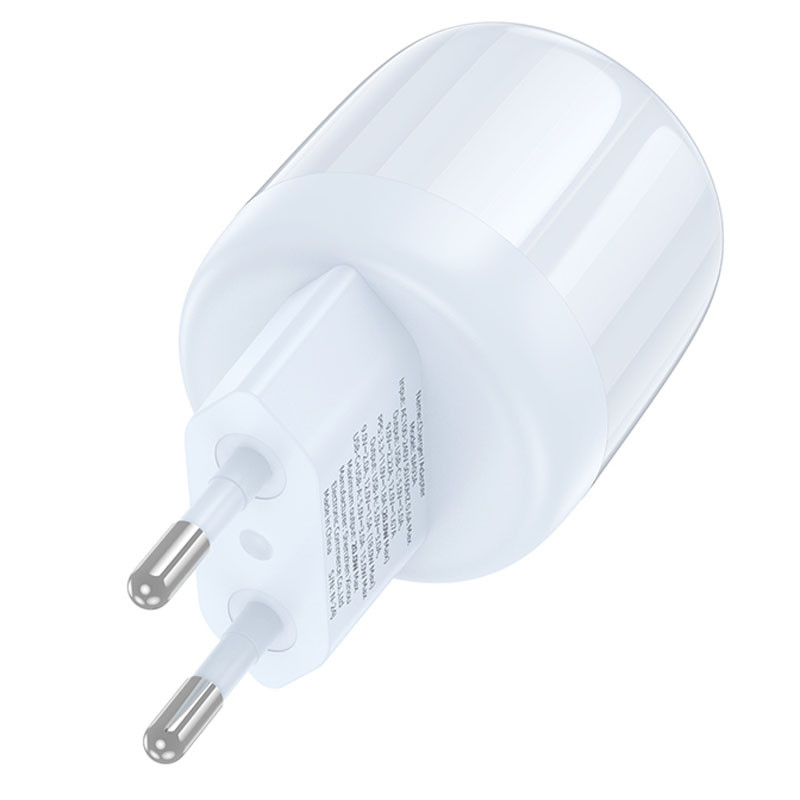 МЗП Borofone BA93A Lustrous PD20W+QC3.0 (1USB-A/1C) Blue - Зображення 2