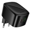 МЗП Hoco CS102A Folding PD30W+QC3.0 (1USB-A/1C) Black