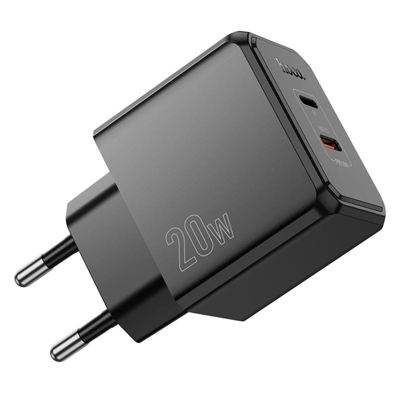 МЗП Hoco CS16A Wish PD20W (1USB-C/1L) Black - Зображення 5