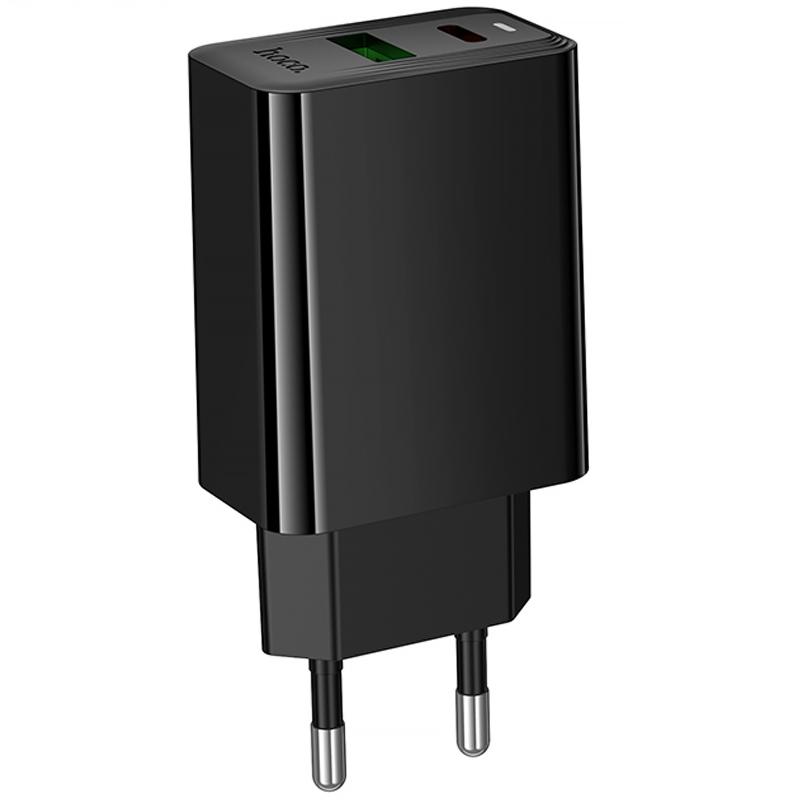 МЗП Hoco CS94A Leader PD20W+QC3.0 (1USB-A/1C) Black - Зображення 5