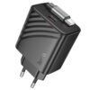 МЗП Hoco N57 Full PD20W with retractable cable Type-C (2USB-C) Black