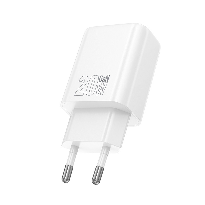 МЗП Hoco N61 Gentle PD20W+QC3.0 (1USB-A/1C) White - Зображення 3
