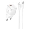 МЗП Hoco N66 Ingenious PD35W (1USB-C) + кабель Type-C to Lightning White