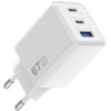 МЗП WIWU G026 Cube PD67W+QC3.0 GaN (1USB-A/2C) White