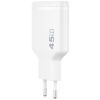 МЗП WIWU G034 Essen PD45W GaN (2USB-C) White